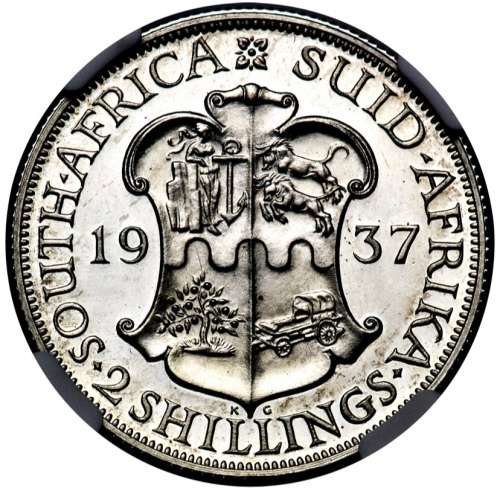 S. Africa: 1937 KGVI Proof Set NGC Certified PF65 - PF66