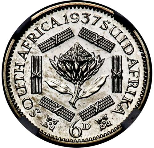S. Africa: 1937 KGVI Proof Set NGC Certified PF65 - PF66