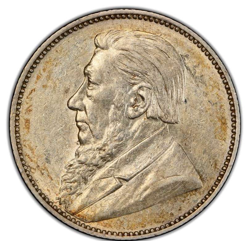 S. Africa: 1893 ZAR 1 Shilling PCGS Certified AU55
