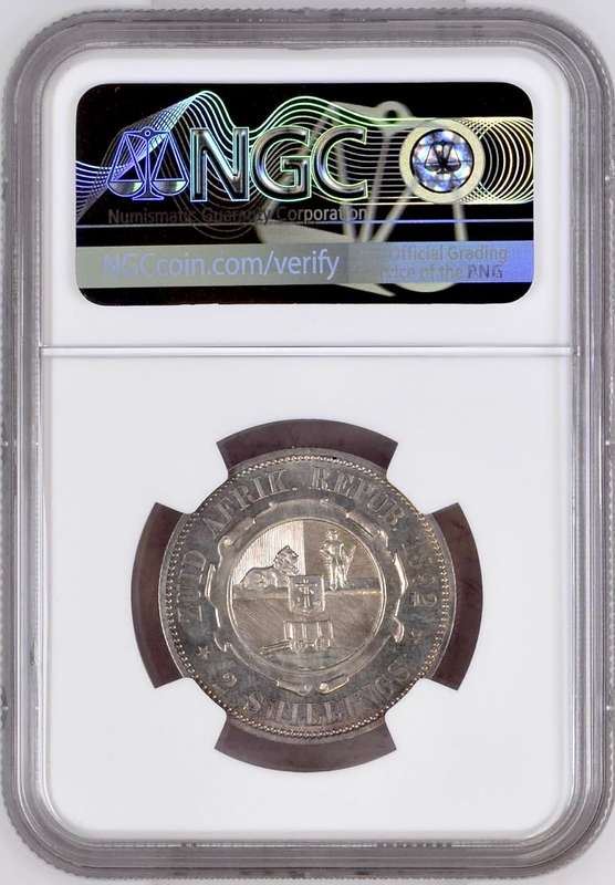 S. Africa: 1892 ZAR 2 Shillings (Florin) NGC Certified PF64