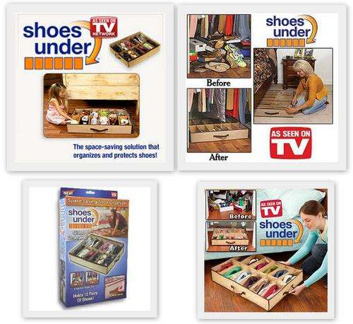 ***SHOES UNDER STORAGE SYSTEM!!! Holds 12 Pairs Of Shoes