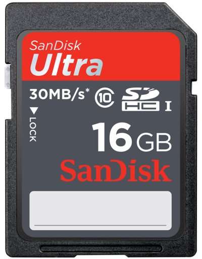 Sandisk 16GB Ultra SD Card