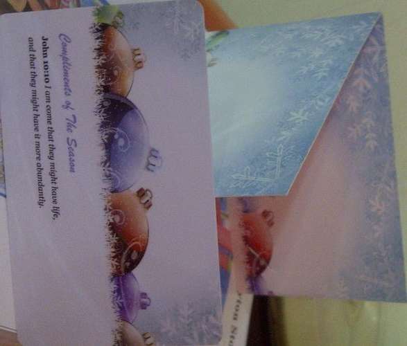 HOT CUTE PLASTIC CHRISTMAS CARDS!!!! ****Just Arrived***
