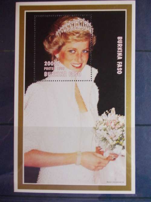 1997 Burnkino Faso - DIANA - Mini Sheet-Mint