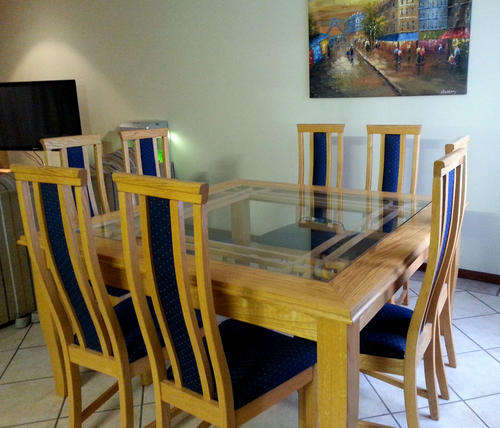 8-seater Oak wood Dining room suite