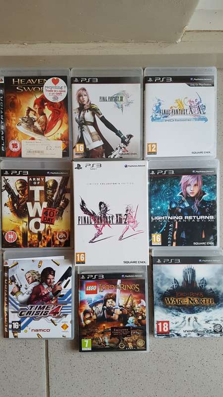 PS3 Console - 160 GB + 27 Games + Accessories (includes 2x Time Crises 4 Gun Controllers)