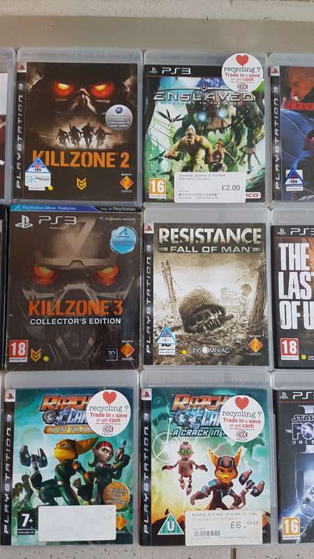 PS3 Console - 160 GB + 27 Games + Accessories (includes 2x Time Crises 4 Gun Controllers)