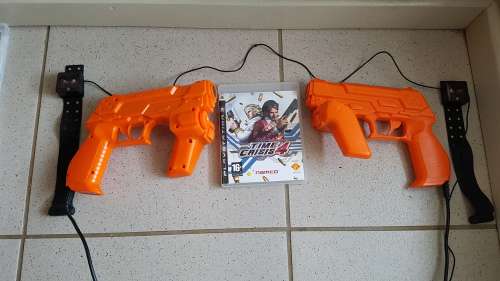 PS3 Console - 160 GB + 27 Games + Accessories (includes 2x Time Crises 4 Gun Controllers)