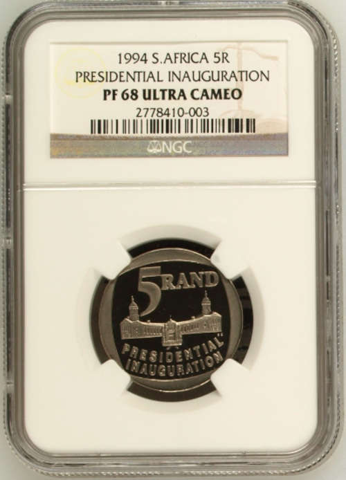***1994 INAUGURATION R5 PF68UC***VERY LOW NUMBERS IN THIS GRADE***NGC***