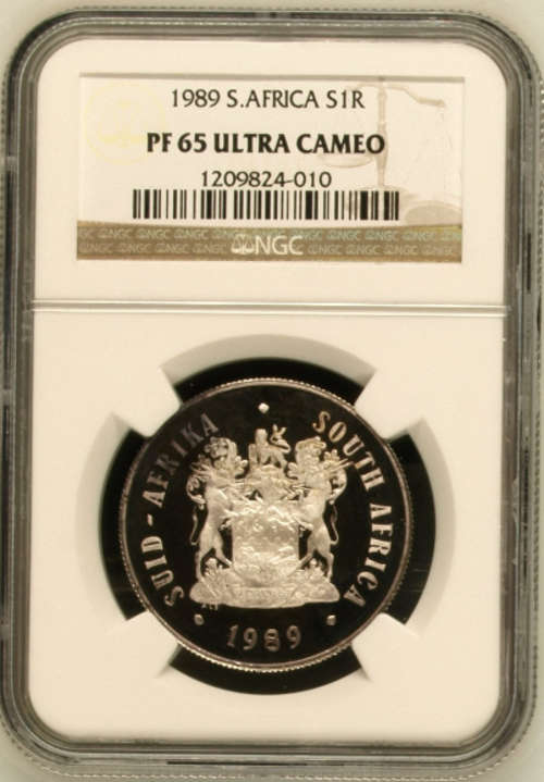 ***1989 SILVER R1 PF65UC***NGC***