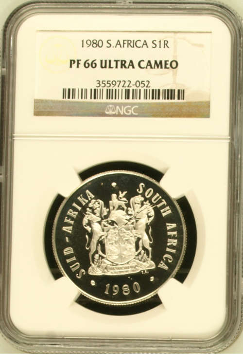 ***1980 SILVER R1 PF66UC***1 OF 6 GRADED THIS HIGH***NGC***