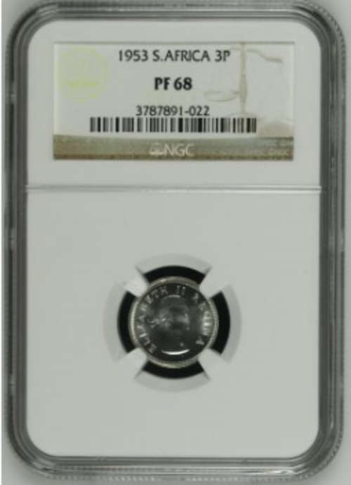 1953 3p PF68***FINEST KNOWN GRADE***COLLECTOR'S ITEM!!