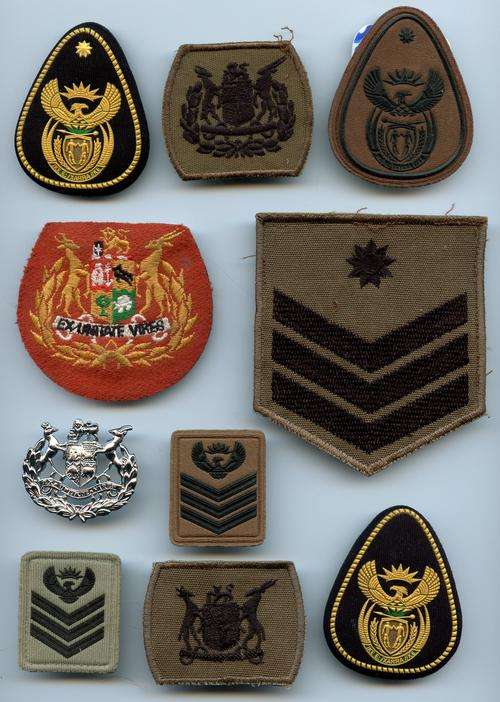 SA Army Infantry Corps NCO Ranks Lot