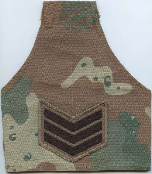 SA Army Infantry Sgt Camo Rank