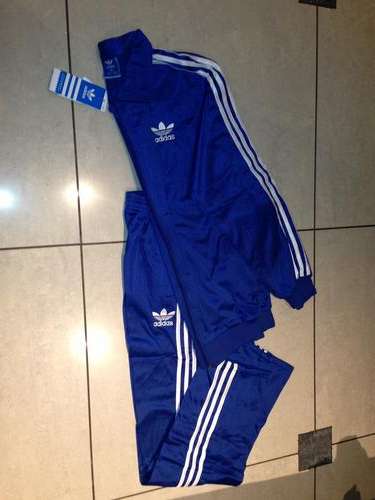 MENS ADDIDAS FULL TRACKSUIT (COBALT BLUE & WHITE)