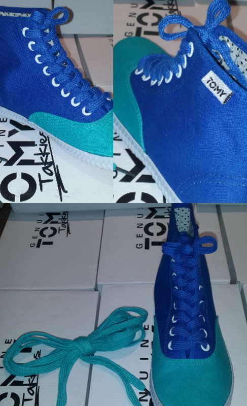 GENUINE TOMY TAKKIES ROYAL/TURQOISE BOOT