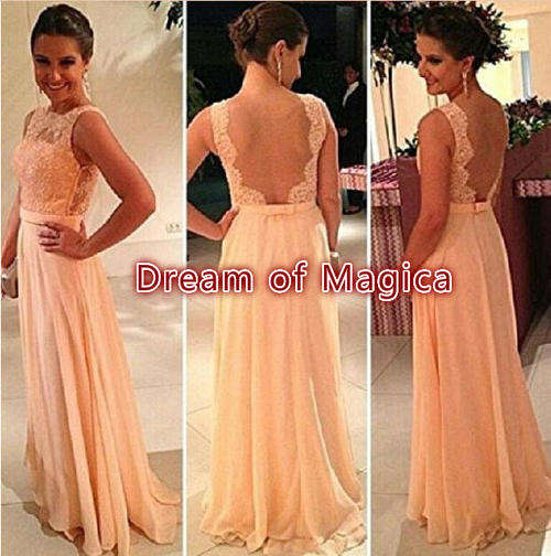 Sexy Backless Chiffon/Lace Party/Evening/Dance Dress