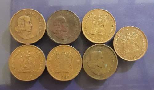 R.S.A. 1 CENT PIECES X 7