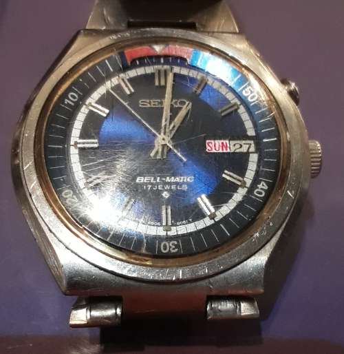 Seiko Bellmatic automatic mechanical alarm watch
