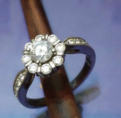 Engagement ring 925 silver lot 5