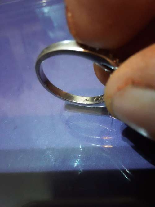 Engagement ring 925 silver lot 5