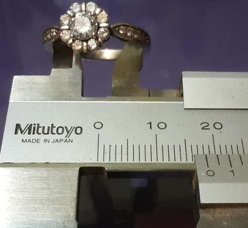 Engagement ring 925 silver lot 5