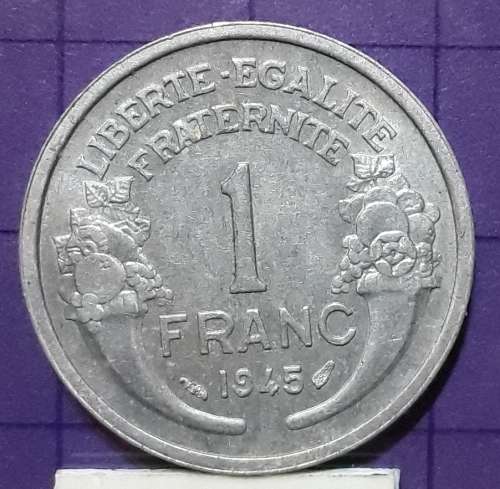 1945 France 1 francs