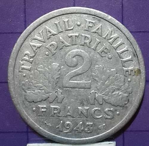 1943 France 2 francs