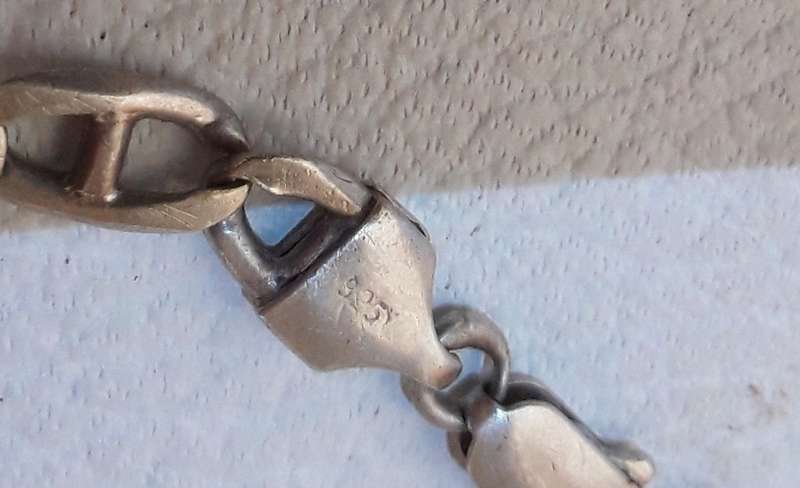 .925 Silver men's bracelet (good condition 8,9 gr.)