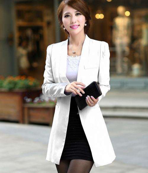 Women's Sexy Rose Red Notched Solid Coat -