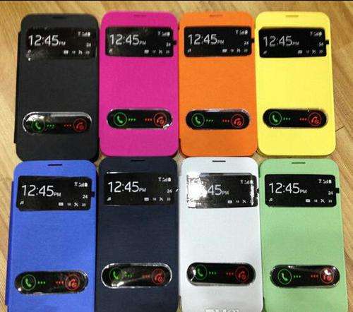 Special Samsung S5 flip cover with easy answer