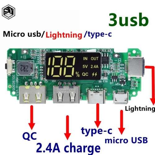 POWER BANK FAST CHARGING MOBILE POWER MODULE