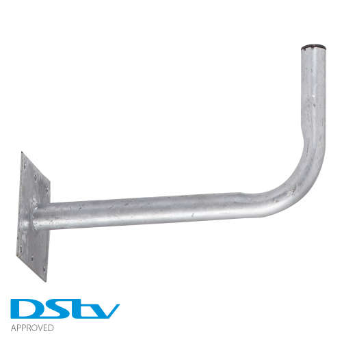 Galvanised L-shape Wall Bracket (200x400x38mm) DStv Approved
