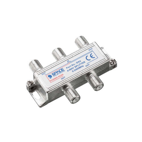 SATELLITE 4WAY SPLITTER DC ON ALL LEGS