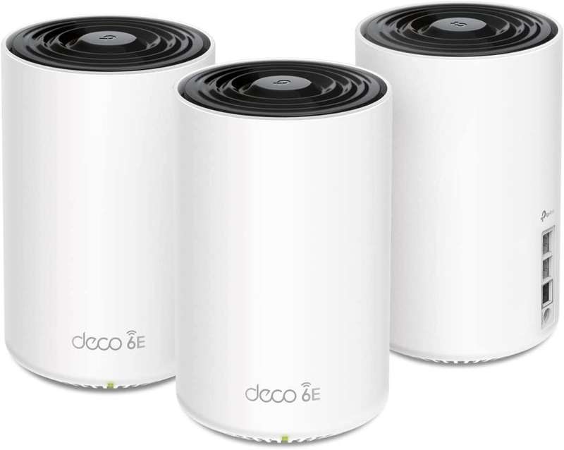 TP-Link Deco AXE5400 Tri-Band WiFi 6E Mesh System(Deco XE75 ) - 2.5G WAN/LAN Port