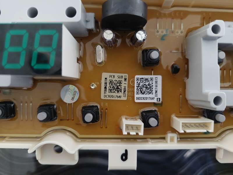 SAMSUNG WA13J5710SG MAIN CONTROL BOARD