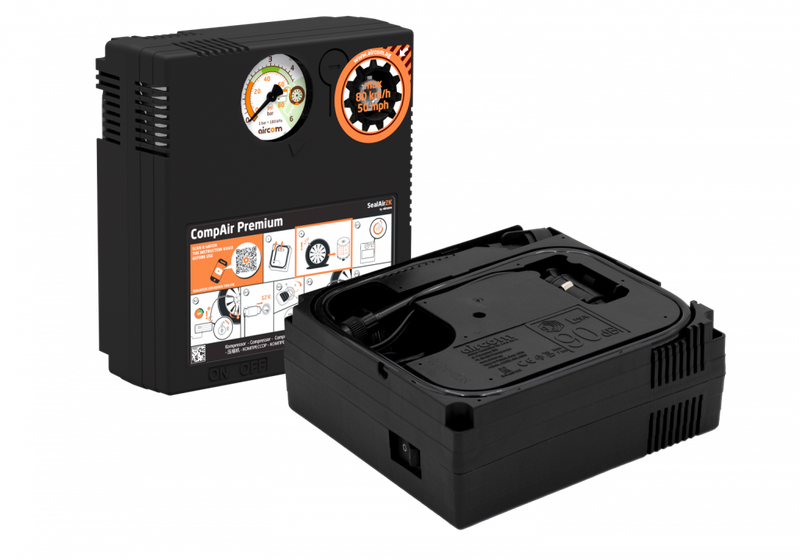 Tire Mobility Kit. Tire repair air compressor (BMW GROUP BRAND)