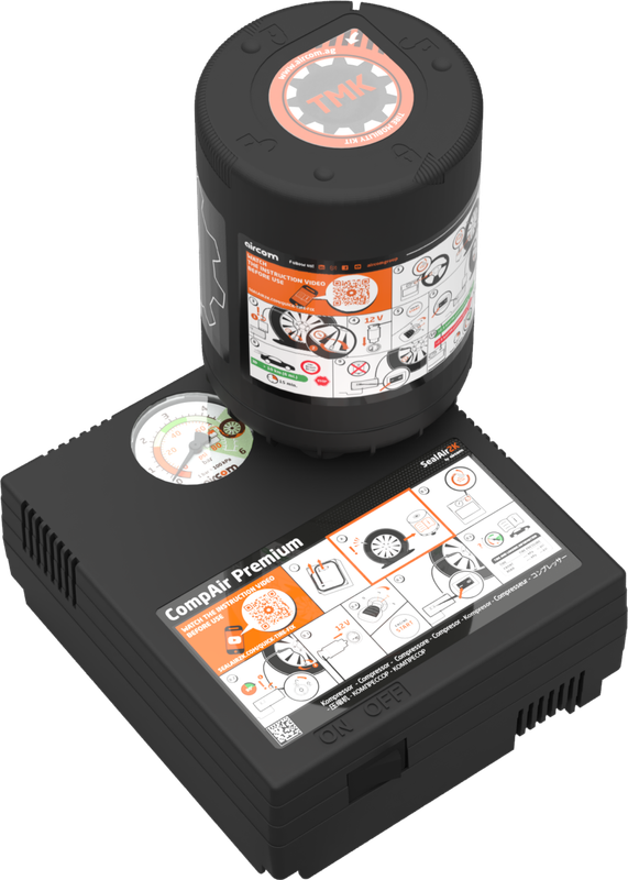Tire Mobility Kit. Tire repair air compressor (BMW GROUP BRAND)