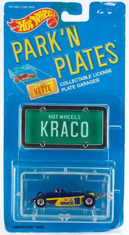 HotWheels Hot Wheels - Park 'n Plates - Thunderstreak Kraco