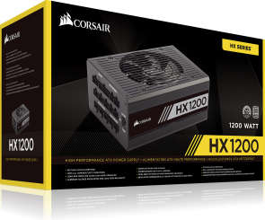Corsair HX1200 Digital ATX PSU 1200W 80 Plus Platinum Certified Fully-Modular 8-Year Warranty Boxed