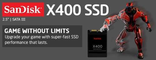 512GB SanDisk X400 SATA III 2.5 inch Solid State Drive