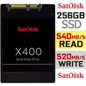 SanDisk X400 256GB SSD 2.5 inch SATA III 6Gbps - AS NEW