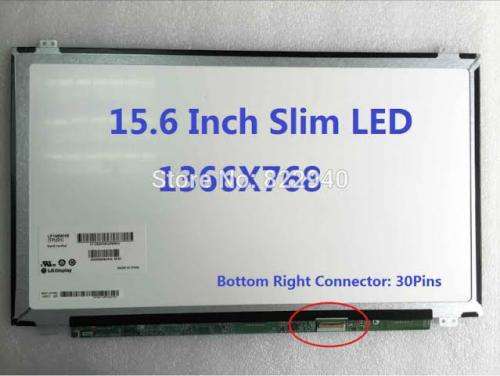 Laptop Replacement Screen - LG LP156WHB 15.6 Inch 30 pin HD Ultra Slim Glossy