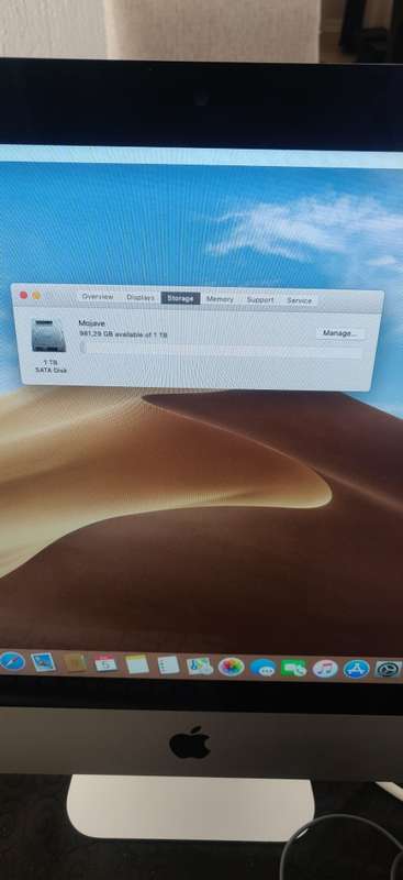Apple iMac 21.5 inch Slim, Core i5 2.9GHz, 1TB, 8GB RAM, Nvidia