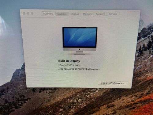 Imac 27inch mid 2011 i5, 20GB Ram, 320GB HDD
