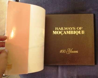 Railways of Mocambique 100 years - 1995 Commemorative publication  ( Very Scarce)