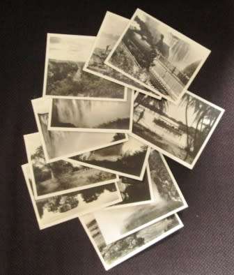 Vintage Twelve Picturesque Real Photo Snapshots of Victoria Falls  ( Rhodesia interest)