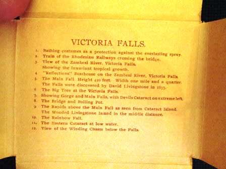 Vintage Twelve Picturesque Real Photo Snapshots of Victoria Falls  ( Rhodesia interest)