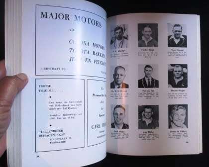 Stellenbosch University Yearbook / Die Stellenbosse Student 1966