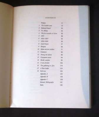 The 1820 Settlers of Salem Hezekiah Sephton`s Party - A.E. Makin